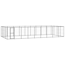 Outdoor Dog Kennel Steel 468.9 ftÂ¬â‰¤