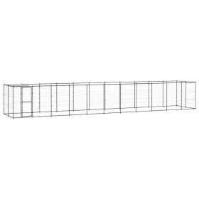 Outdoor Dog Kennel Steel with Roof 286.5 ftÂ¬â‰¤