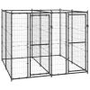 Outdoor Dog Kennel Steel 52.1 ftÂ¬â‰¤