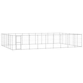 Outdoor Dog Kennel Galvanized Steel 703.3 ftÂ¬â‰¤