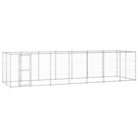 Outdoor Dog Kennel Galvanized Steel 182.3 ftÂ¬â‰¤