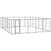 Outdoor Dog Kennel Steel 390.7 ftÂ¬â‰¤