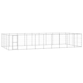 Outdoor Dog Kennel Galvanized Steel 468.9 ftÂ¬â‰¤