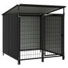 Outdoor Dog Kennel 52.4"x52.4"x45.7"