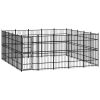 Outdoor Dog Kennel Steel 248 ftÂ¬â‰¤