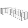 Dog Kennel Black 78.1 ftÂ¬â‰¤ Steel