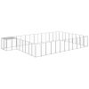 Dog Kennel Silver 325.6 ftÂ¬â‰¤ Steel