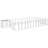 Dog Kennel Silver 247.5 ftÂ¬â‰¤ Steel