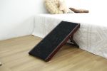 Adjustable Pet Ramp; Folding Portable Wooden Dog Cat Ramp; Non-Slip Paw Traction Mat Dog Step for Car; SUV; Bed; Couch; Adjustable Height from 10" to