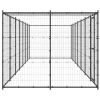 Outdoor Dog Kennel Steel with Roof 182.3 ftÂ¬â‰¤