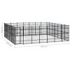 Outdoor Dog Kennel Steel 486.1 ftÂ¬â‰¤