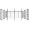 Outdoor Dog Kennel Steel 468.9 ftÂ¬â‰¤