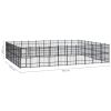 Outdoor Dog Kennel Steel 793.6 ftÂ¬â‰¤