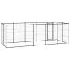 Outdoor Dog Kennel Steel 130.2 ftÂ¬â‰¤