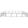 Dog Kennel Black 376.7 ftÂ¬â‰¤ Steel