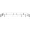 Dog Kennel Black 266.0 ftÂ¬â‰¤ Steel