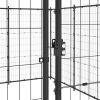 Outdoor Dog Kennel Steel 468.9 ftÂ¬â‰¤