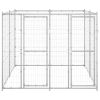 Outdoor Dog Kennel Galvanized Steel 52.1 ftÂ¬â‰¤