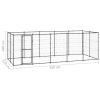 Outdoor Dog Kennel Steel 130.2 ftÂ¬â‰¤