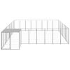 Dog Kennel Silver 221.4 ftÂ¬â‰¤ Steel