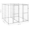 Outdoor Dog Kennel Galvanized Steel 52.1 ftÂ¬â‰¤