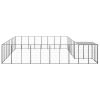 Dog Kennel Silver 221.4 ftÂ¬â‰¤ Steel