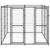 Outdoor Dog Kennel Steel 52.1 ftÂ¬â‰¤