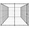 Outdoor Dog Kennel Steel 182.3 ftÂ¬â‰¤