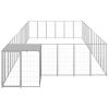 Dog Kennel Silver 286.5 ftÂ¬â‰¤ Steel