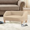 beige Pet Sofa Dog Sofa Cat sofa