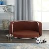 Brown Round Pet Sofa Dog sofa Dog bed Cat Bed Cat Sofa