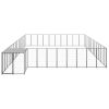 Dog Kennel Black 403.8ftÂ¬â‰¤ Steel