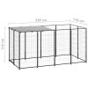 Dog Kennel Black 26 ftÂ¬â‰¤ Steel