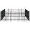 Outdoor Dog Kennel Steel 535.7 ftÂ¬â‰¤