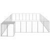 Dog Kennel Silver 325.6 ftÂ¬â‰¤ Steel