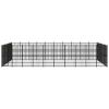 Outdoor Dog Kennel Steel 694.4 ftÂ¬â‰¤