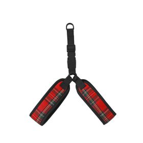 Pet Traction Chest Strap Large, Medium And Small Dogs Hand Holding Rope (Option: Red Plaid-M)