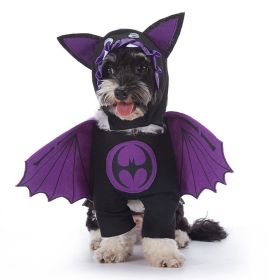 Pet Supplies Universal Clothes Bat (Option: PF101 Black Flight-M)