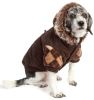 Designer Patterned Suede Argyle Sweater Pet Jacket