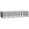 Outdoor Dog Kennel Steel 396.8 ftÂ¬â‰¤