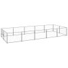 Dog Kennel Silver 107.6 ftÂ¬â‰¤ Steel