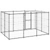 Outdoor Dog Kennel Steel with Roof 78.1 ftÂ¬â‰¤