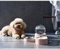 Large Pet Feeder Automatic Drinking Fountain and Food Bowl Pet Water Dispenser with Mouth Separator