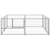 Dog Kennel Silver 43.1 ftÂ¬â‰¤ Steel