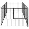 Dog Kennel Black 43.1 ftÂ¬â‰¤ Steel