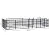 Outdoor Dog Kennel Steel 396.8 ftÂ¬â‰¤