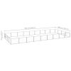 Dog Kennel Silver 387.5 ftÂ¬â‰¤ Steel