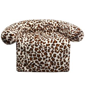 Pet Supplies Plush Kennel Sofa Blanket (Option: Light Leopard-50x70cm600G)