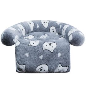 Pet Supplies Plush Kennel Sofa Blanket (Option: Gray Bear-60x80cm780G)